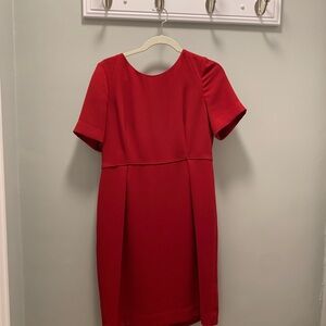 Perfect holiday dress. Fully lined- great length. Very flattering.